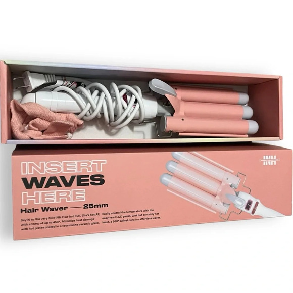 INH Insert Waves Here‎ Triple Barrel Hair Waver | EUC - Picture 4 of 5